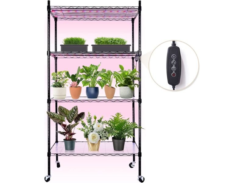 Joyonic Plant Stand with Grow Lights