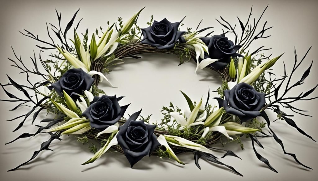 mourning flowers symbolism