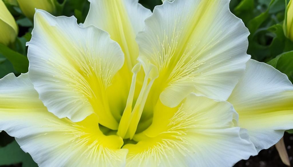 Daffodil trumpet-shaped blooms